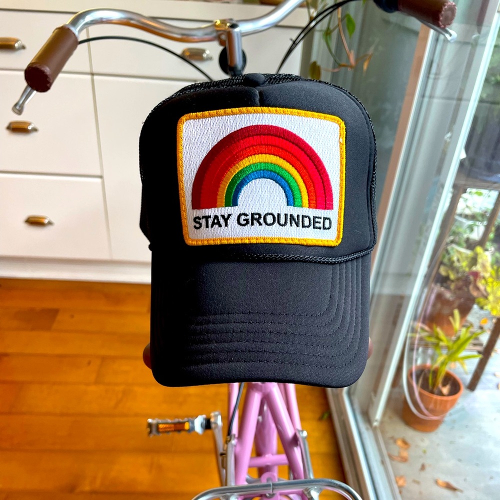 Aviator Nation - Black Stay Grounded Trucker Hat